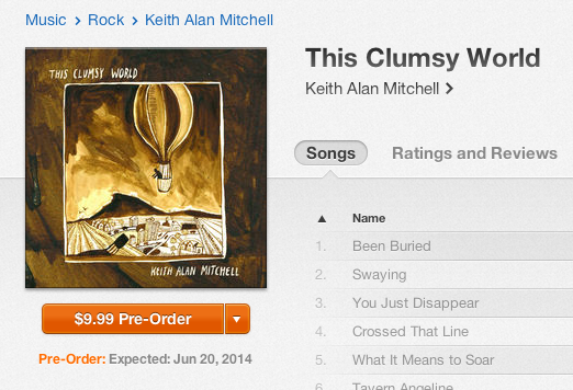 iTunes pre-order available now!